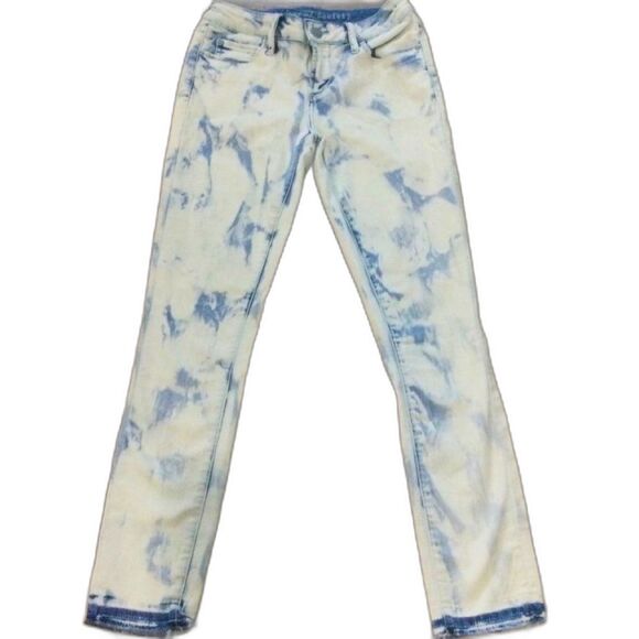 Articles of Society Jeans Women’s Size 24 Color Faded Denim Low Rise distressed - Picture 1 of 12